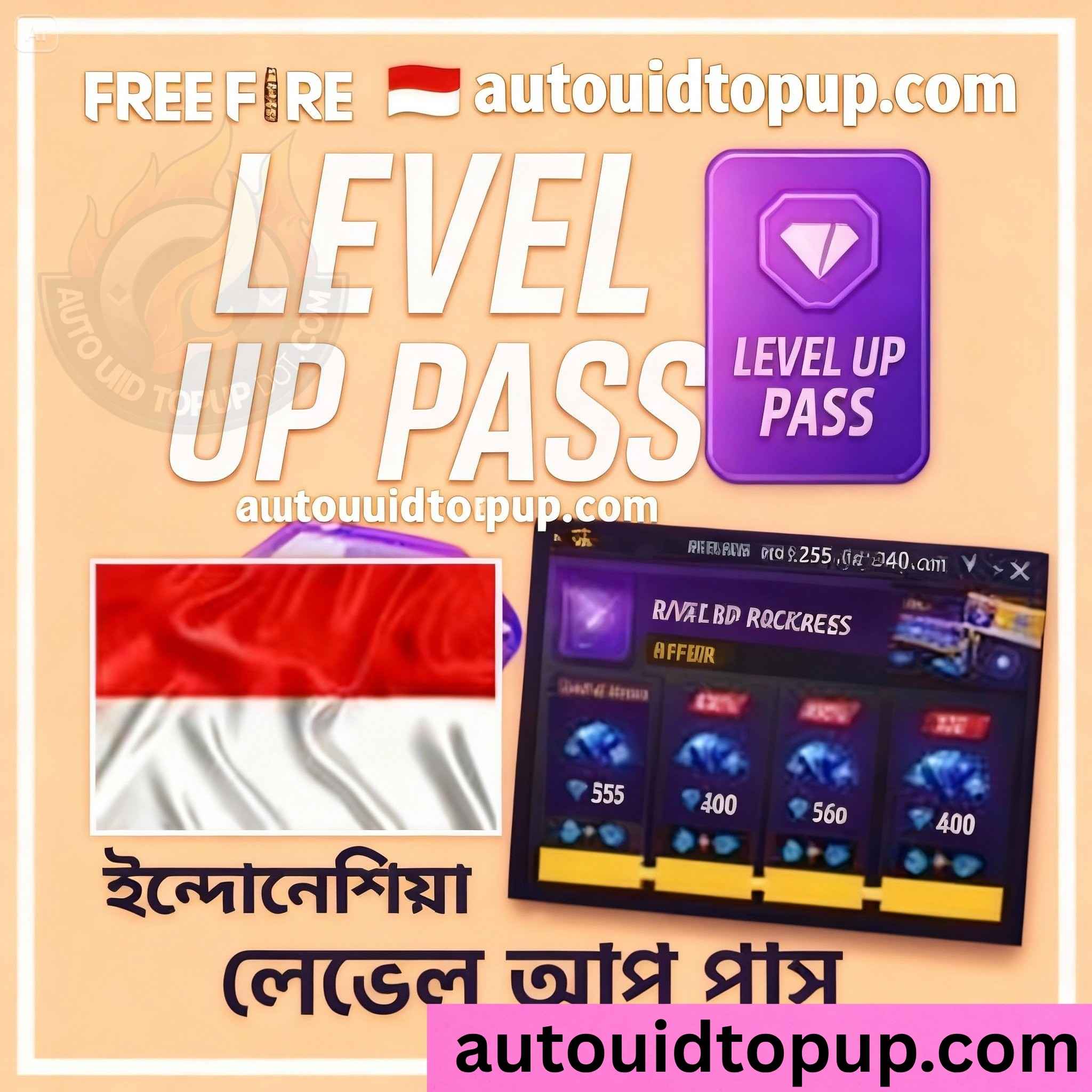 LEVEL UP PASS INDONESIA Banner